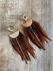 Feather Tassel Earrings DLX